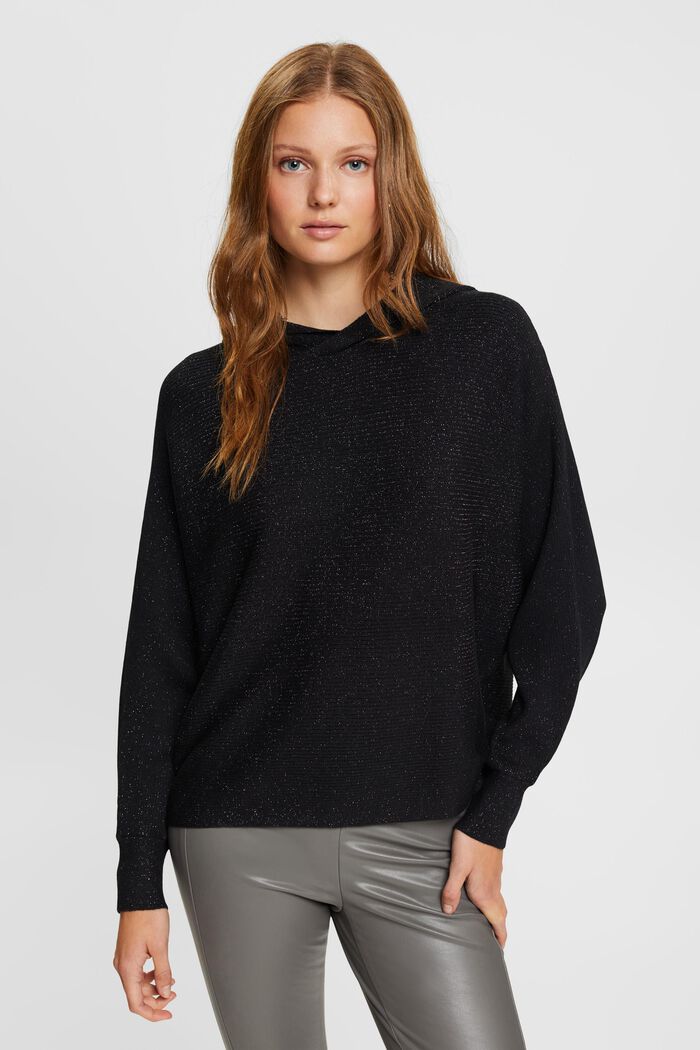 Sweaters, BLACK, detail image number 0