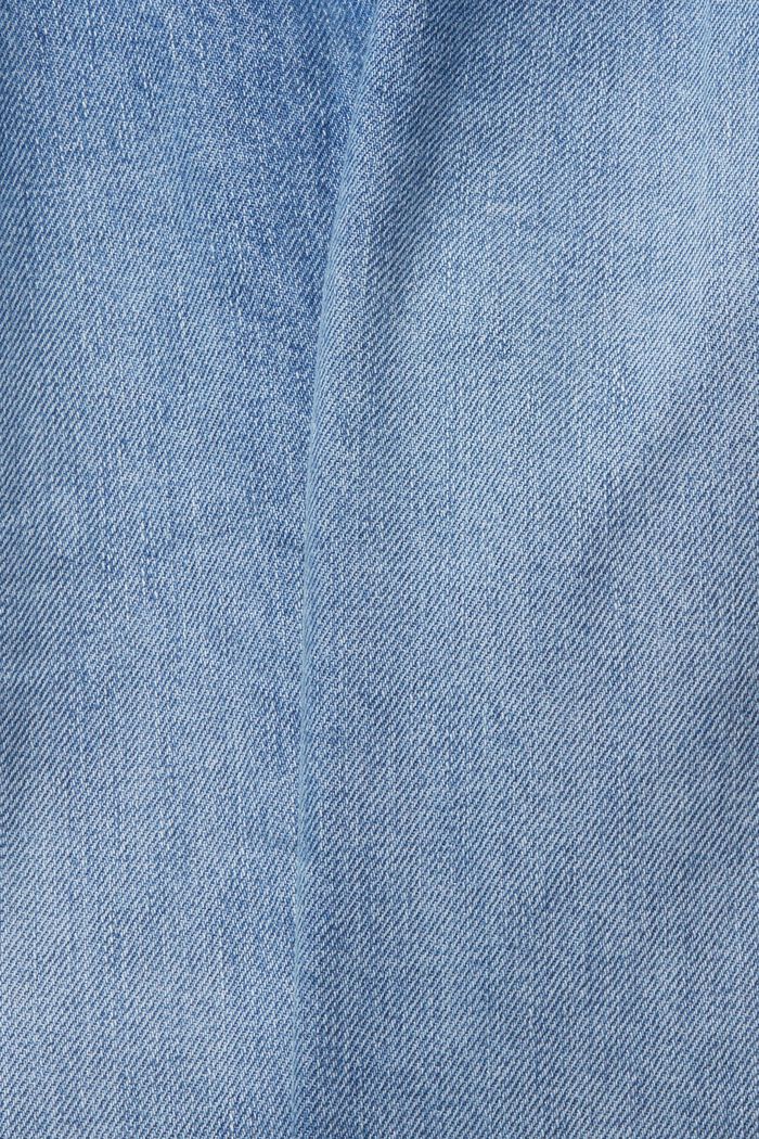 Jeans met banaanmodel en hennep, BLUE MEDIUM WASHED, detail image number 6