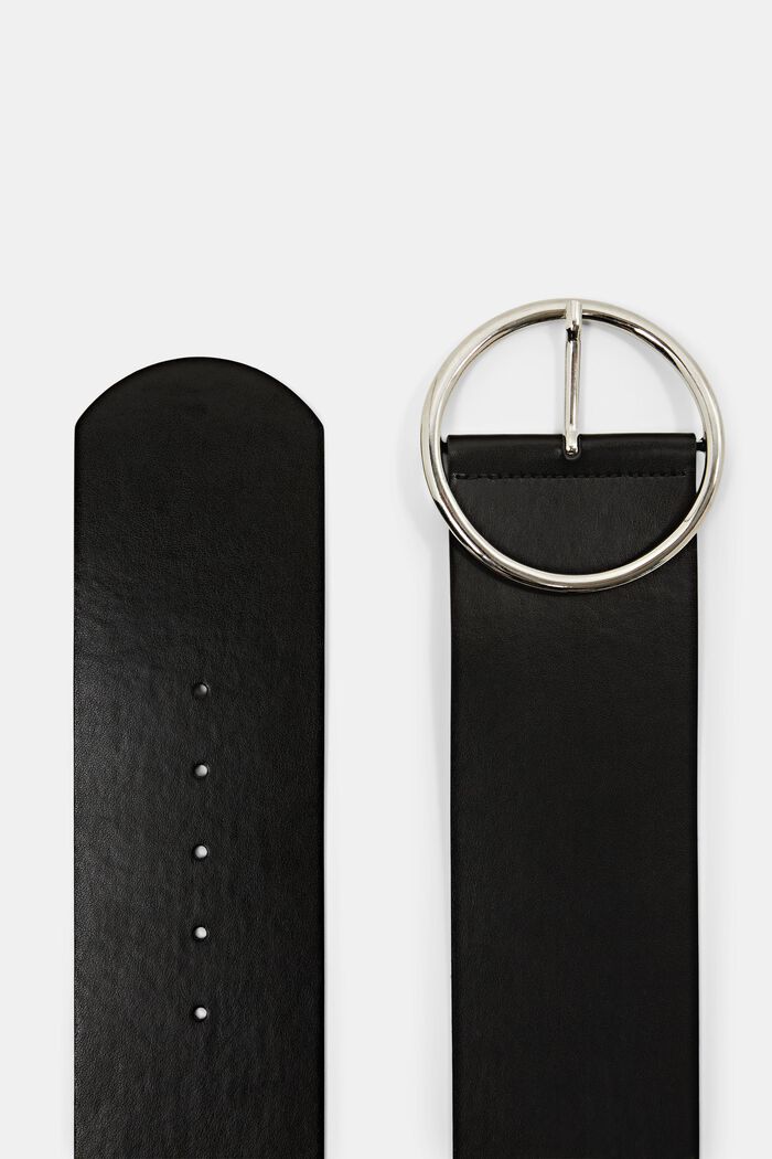 Belts non-leather, BLACK, detail image number 1