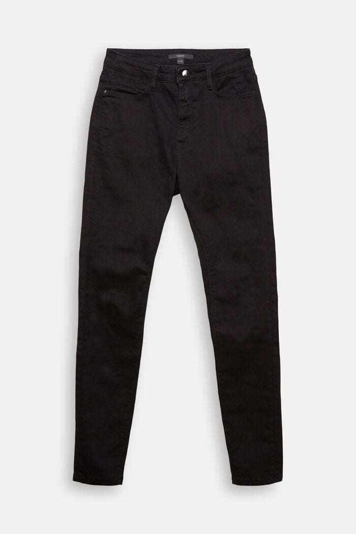 Gerecycled: shaping jeans met biologisch katoen, BLACK RINSE, detail image number 7