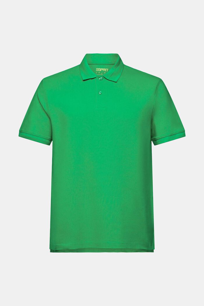 Poloshirt van pimakatoen-piqué, GREEN, detail image number 5