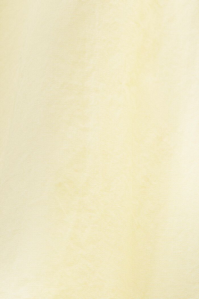 Buttondown-overhemd met korte mouwen, LIGHT YELLOW, detail image number 4