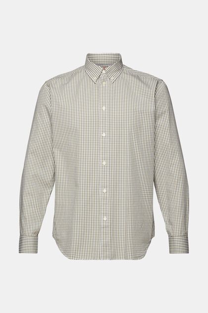 Vichy-buttondownshirt, 100% katoen
