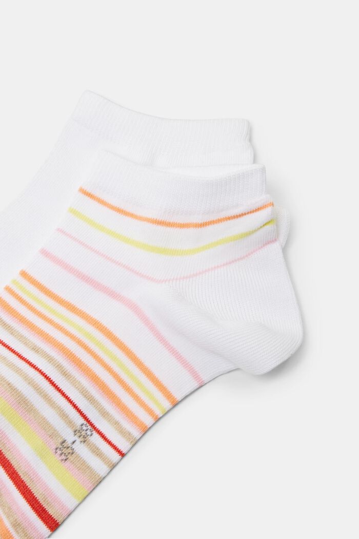 Set van 2 paar sokken van organic cotton, ROSE/WHITE, detail image number 2
