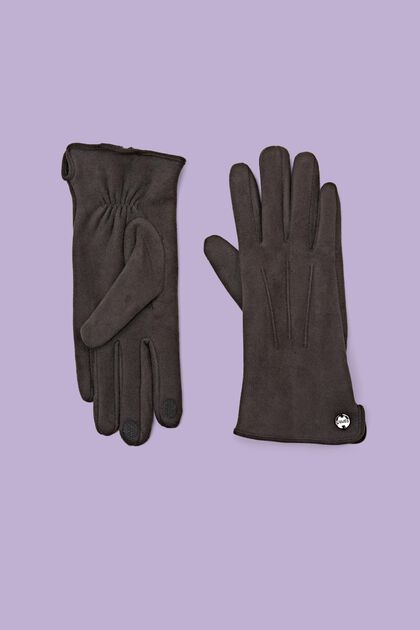Touchscreen-handschoenen van imitatiesuède