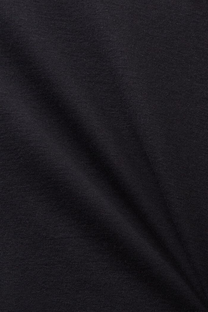 Katoenen T-shirt met korte mouwen, BLACK, detail image number 5
