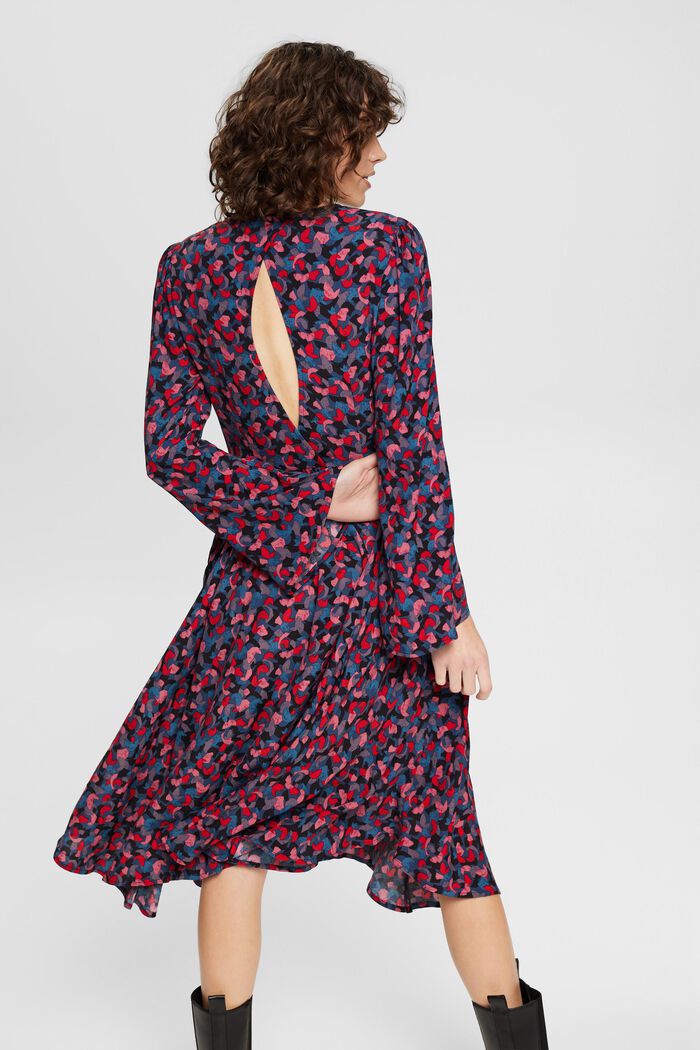 Midi-jurk met print all-over, PINK, detail image number 3
