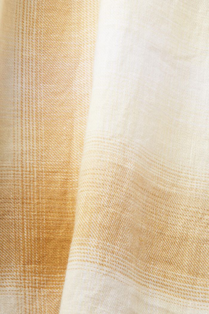 Geruit tartan shirt van een katoen-hennepmix, ICE, detail image number 6