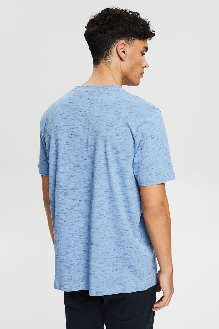 Jersey T-shirt van een katoenmix, BLUE, detail image number 3