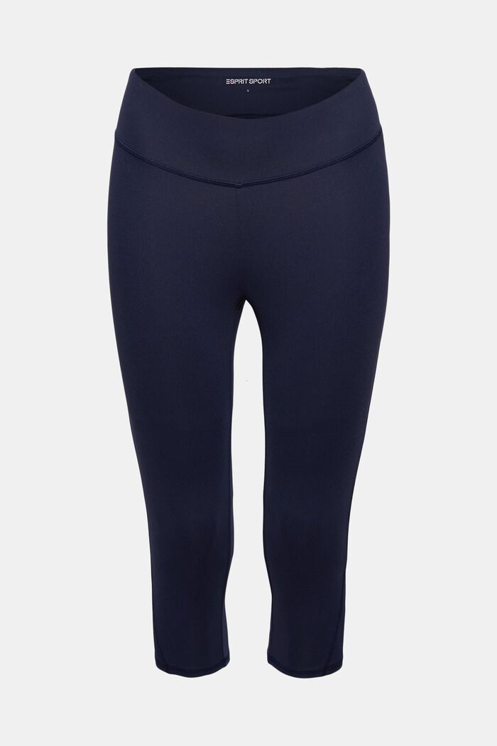 Gerecycled: Active legging met E-DRY, NAVY, detail image number 6