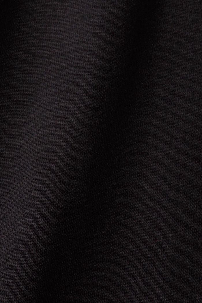 Gebreide mini-jurk, BLACK, detail image number 4