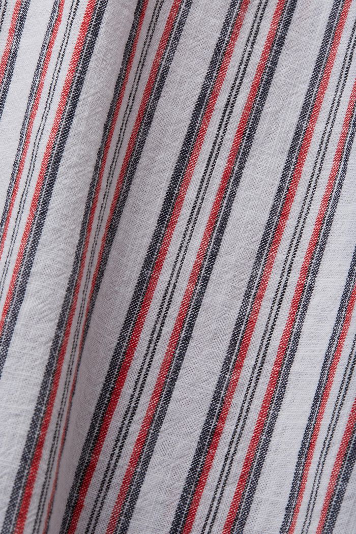 Gestreept overhemd van katoen, NEW WHITE, detail image number 4