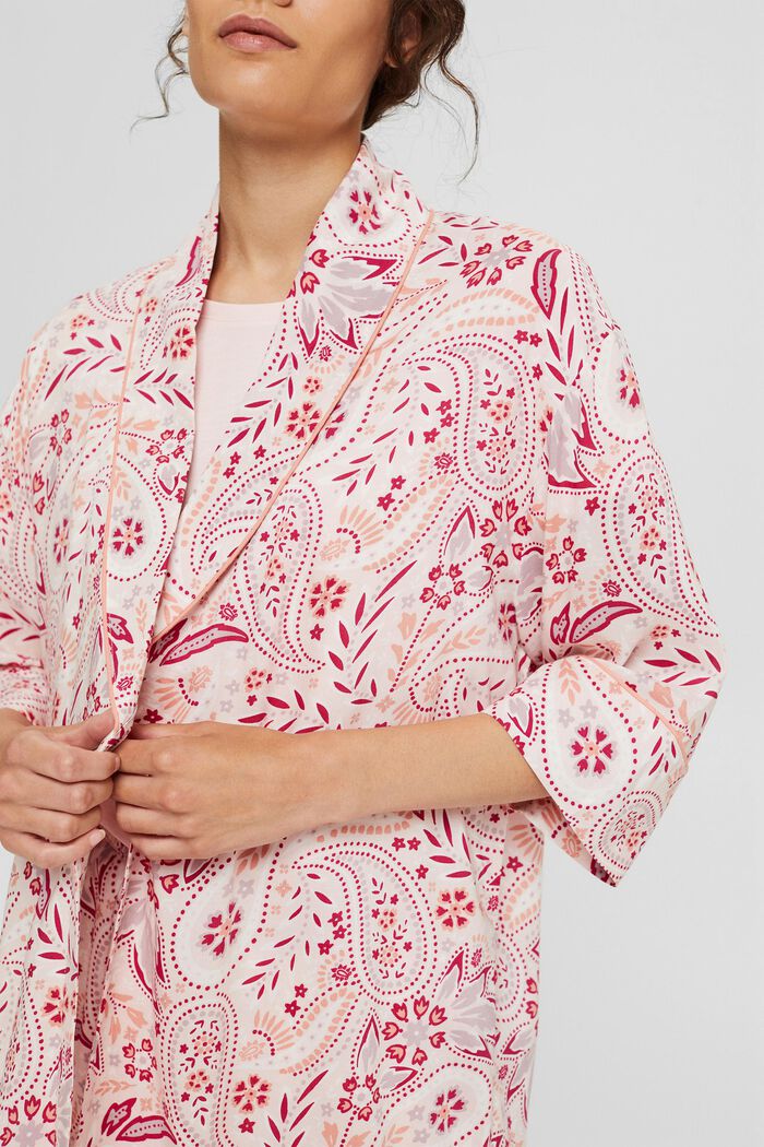 Kimono van LENZING™ ECOVERO™, LIGHT PINK, detail image number 3