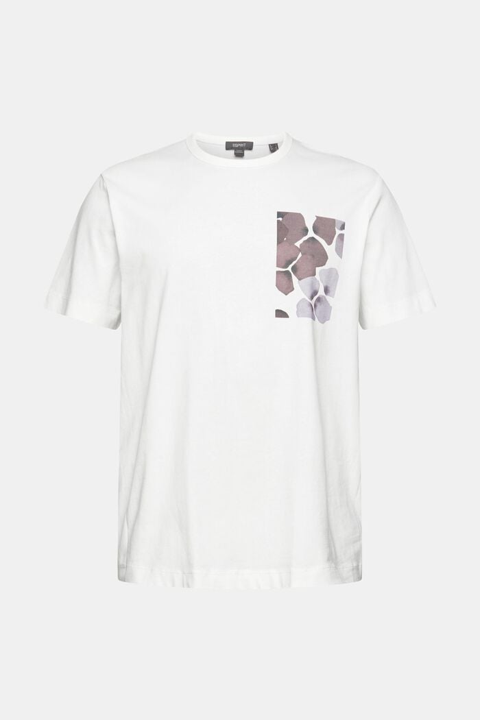 Jersey T-shirt met print, OFF WHITE, detail image number 6