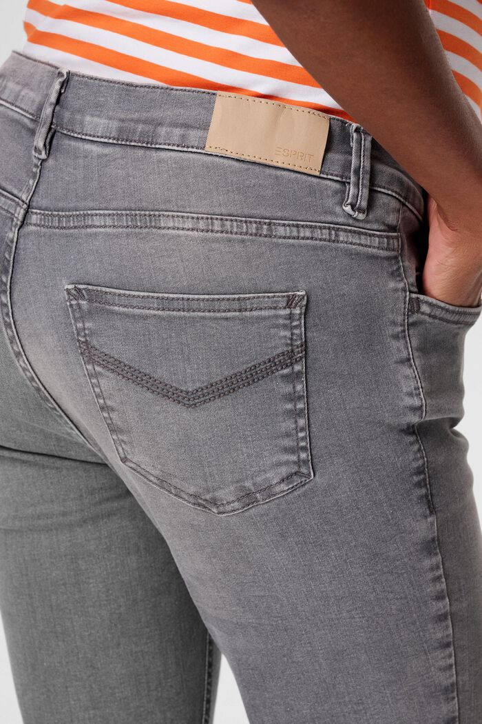 MATERNITY over-the-bump skinny jeans, GREY DENIM, detail image number 1