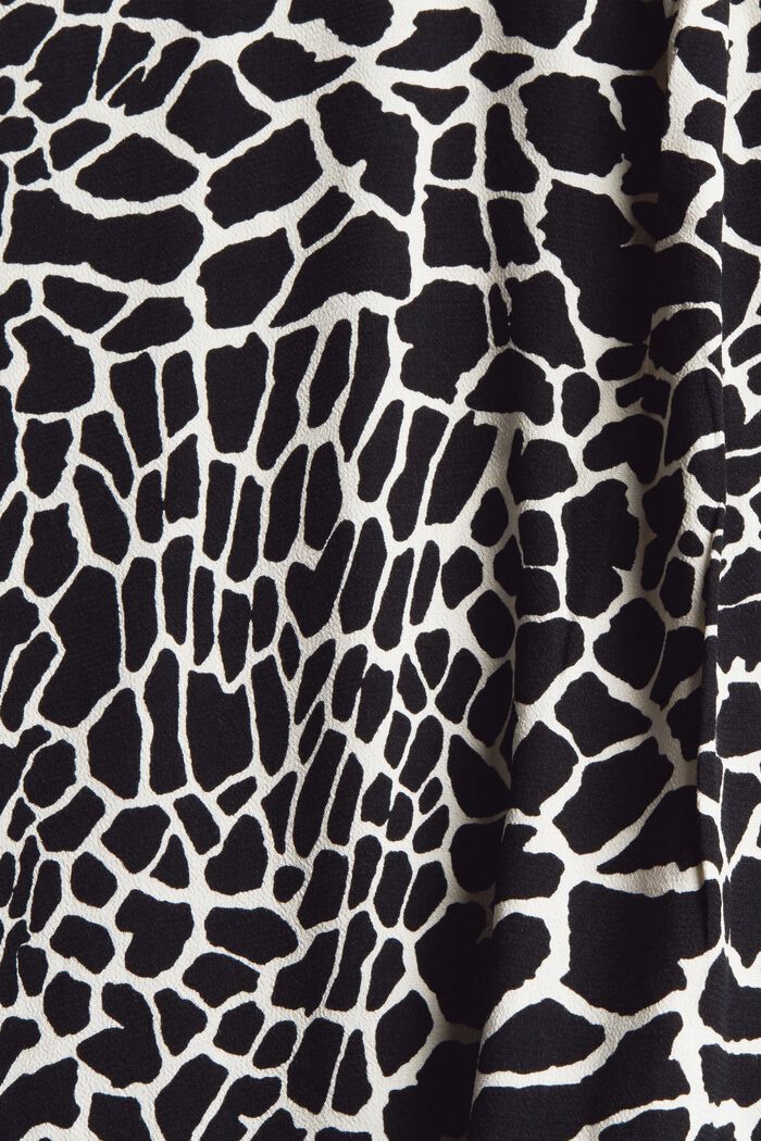Oversized blouse met LENZING™ ECOVERO™, BLACK, detail image number 4