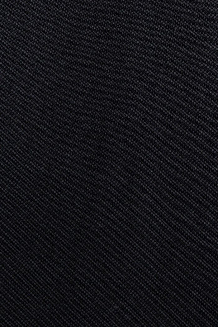 Poloshirt van katoen-piqué, BLACK, detail image number 5