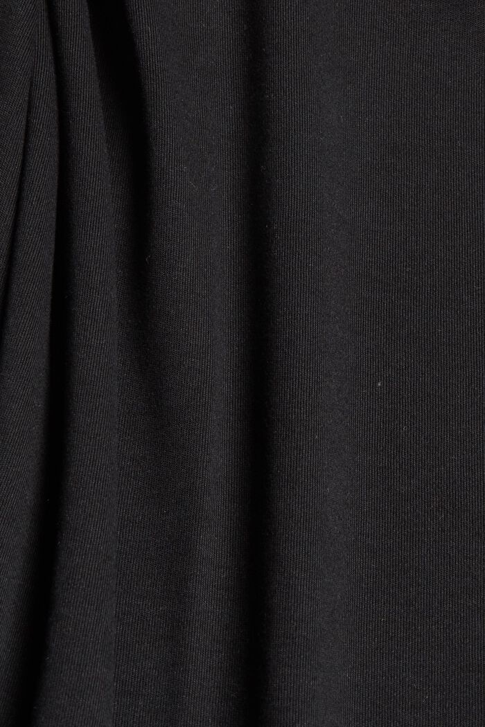 Van TENCEL™: jersey jurk met cut-out op de rug, BLACK, detail image number 4