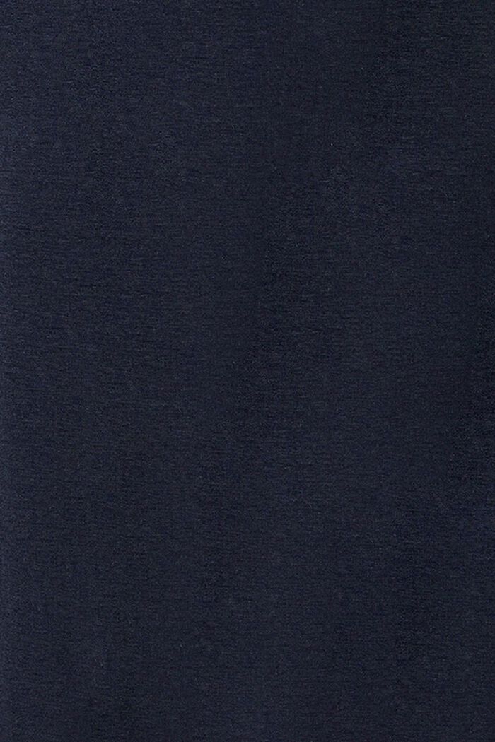 Broek van compacte sweatstof met band over de buik, NIGHT SKY BLUE, detail image number 2