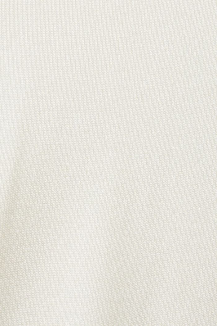 Trui met lange mouwen en turtleneck, OFF WHITE, detail image number 6