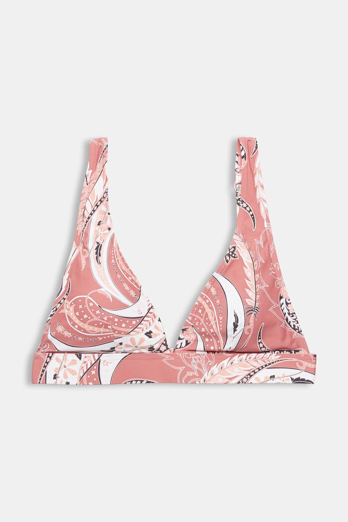 Gerecycled: bikinitop met paisleyprint, BLUSH, detail image number 6
