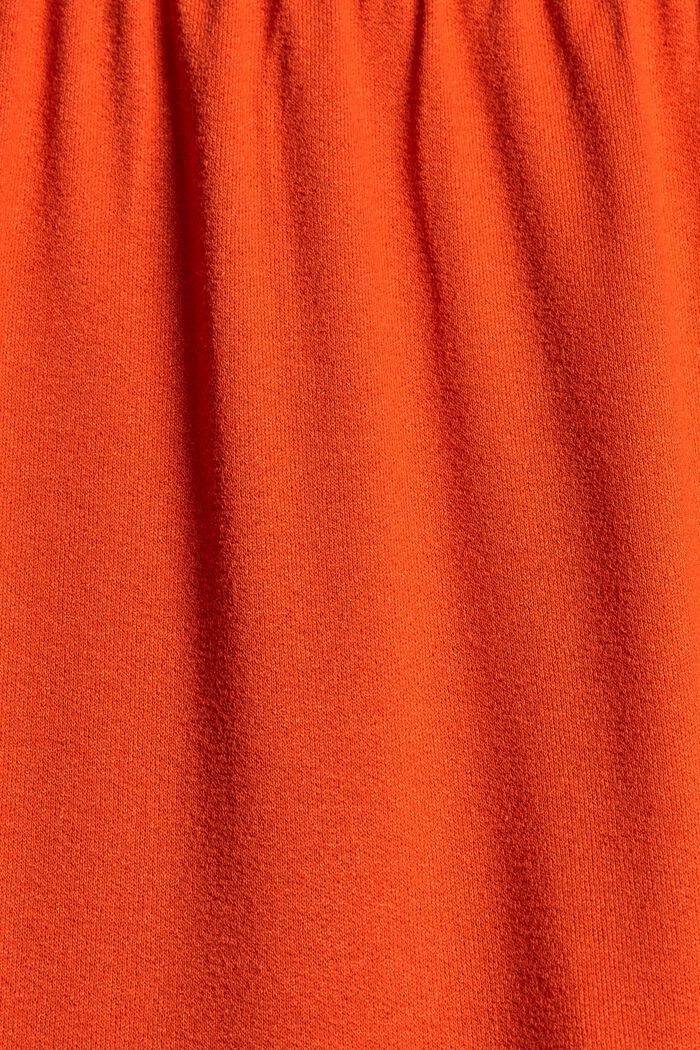 Jersey rok van LENZING™ ECOVERO™, ORANGE RED, detail image number 4