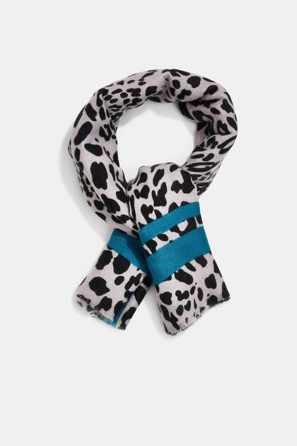 Gerecycled: sjaal met luipaardlook