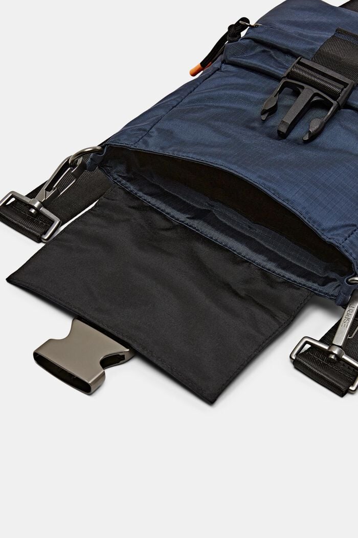 Ripstop schoudertas, PETROL BLUE, detail image number 3
