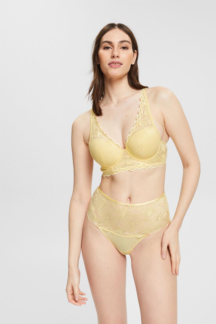 Bras with wire, LIGHT YELLOW, detail image number 0