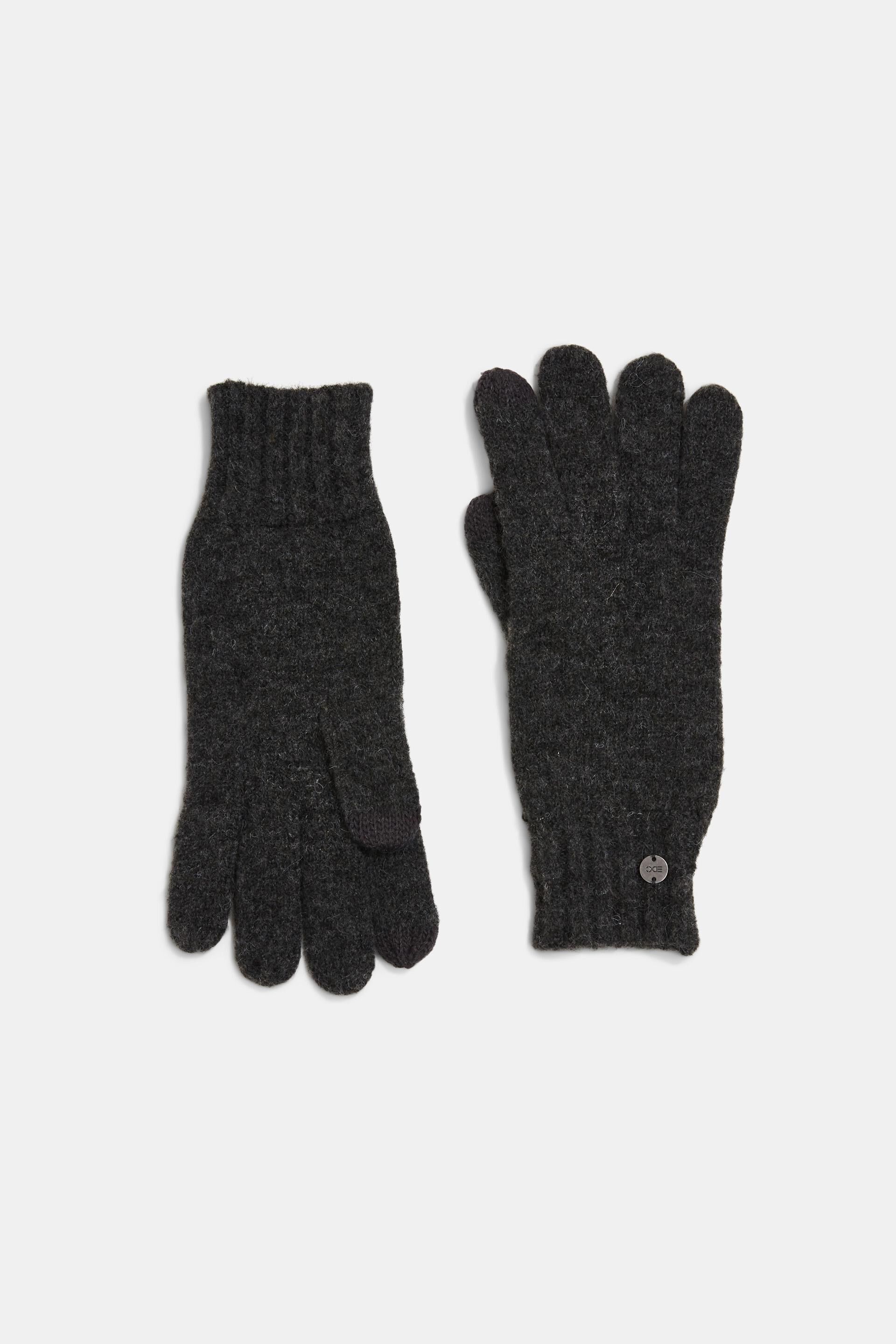 Esprit Fleece handschoenen zwart casual uitstraling Accessoires Handschoenen Fleece handschoenen 