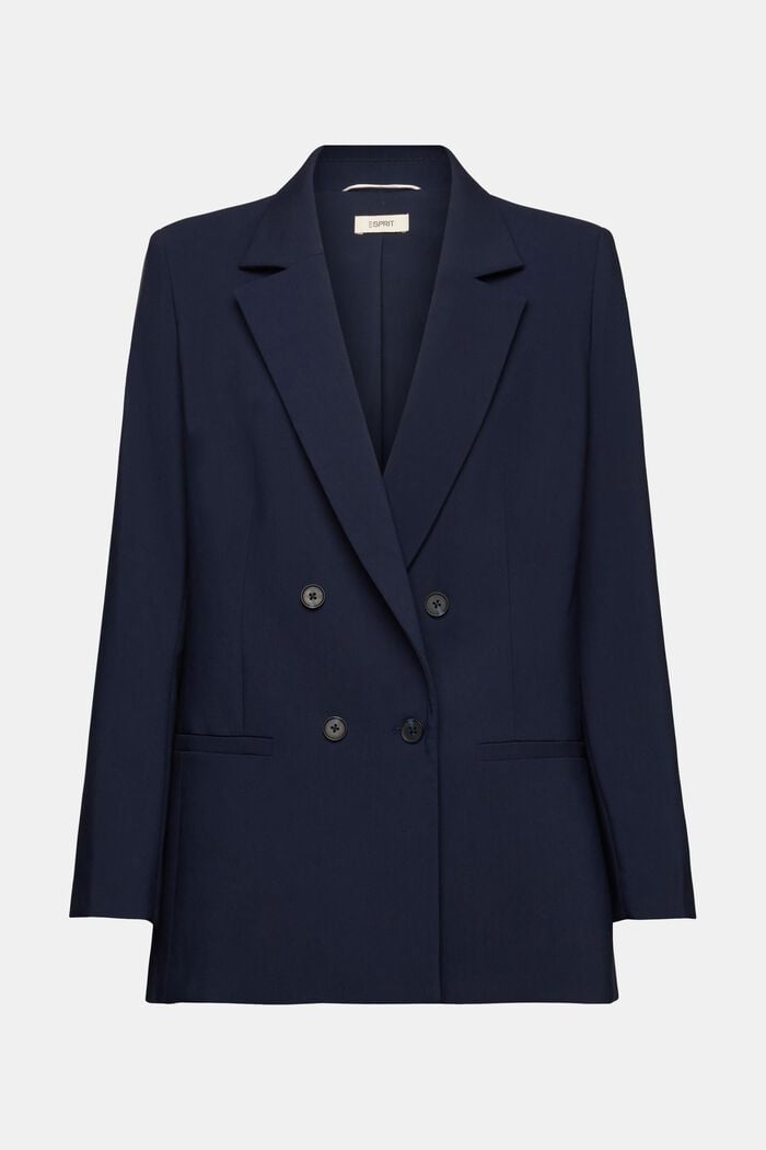 Double-breasted blazer, NAVY, detail image number 7
