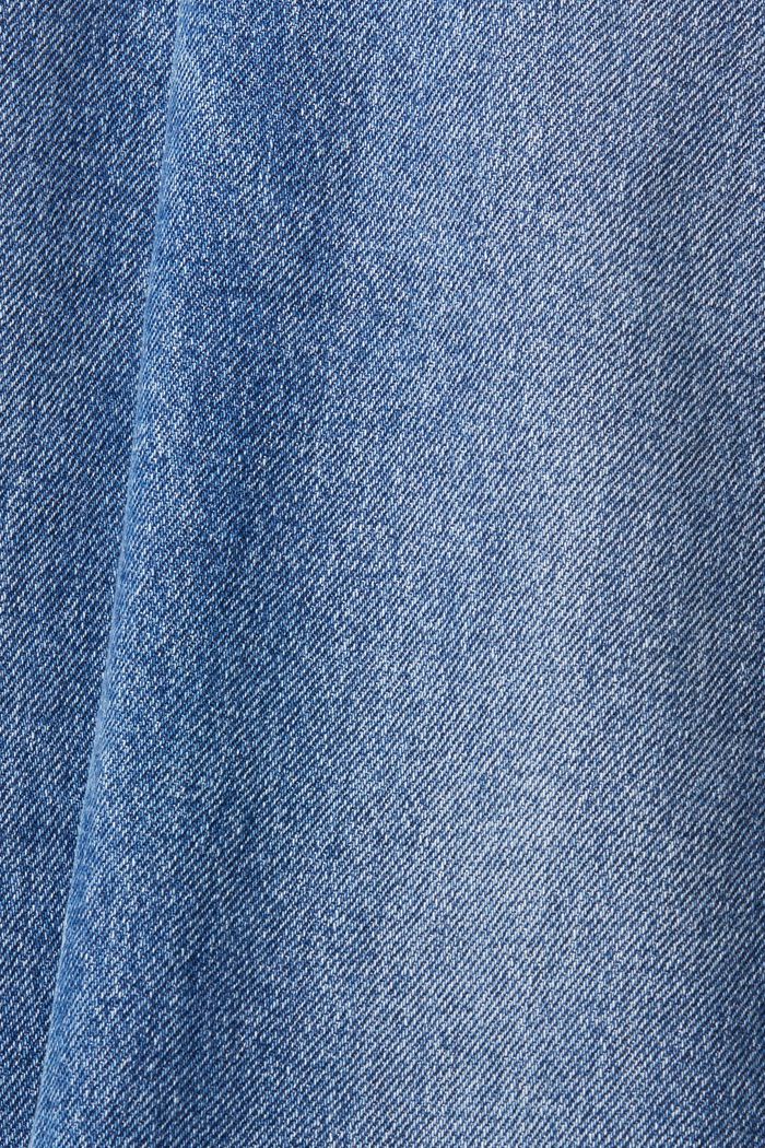 Jeans met rechte pijpen, BLUE MEDIUM WASHED, detail image number 6