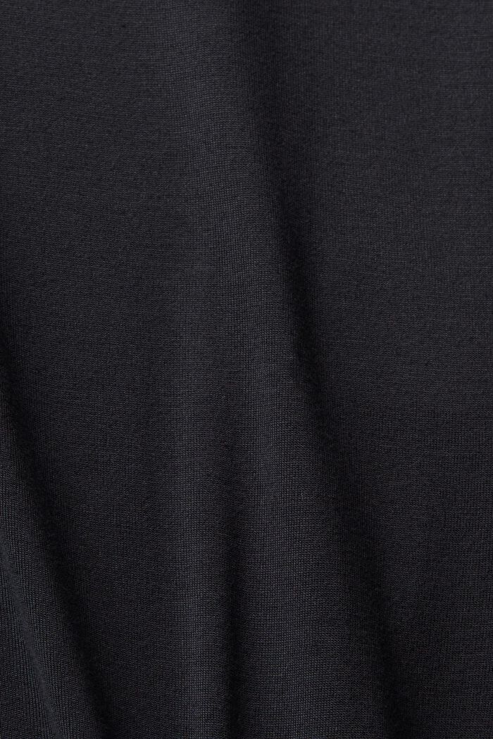 T-shirt met pailletjes, LENZING™ ECOVERO™, BLACK, detail image number 1