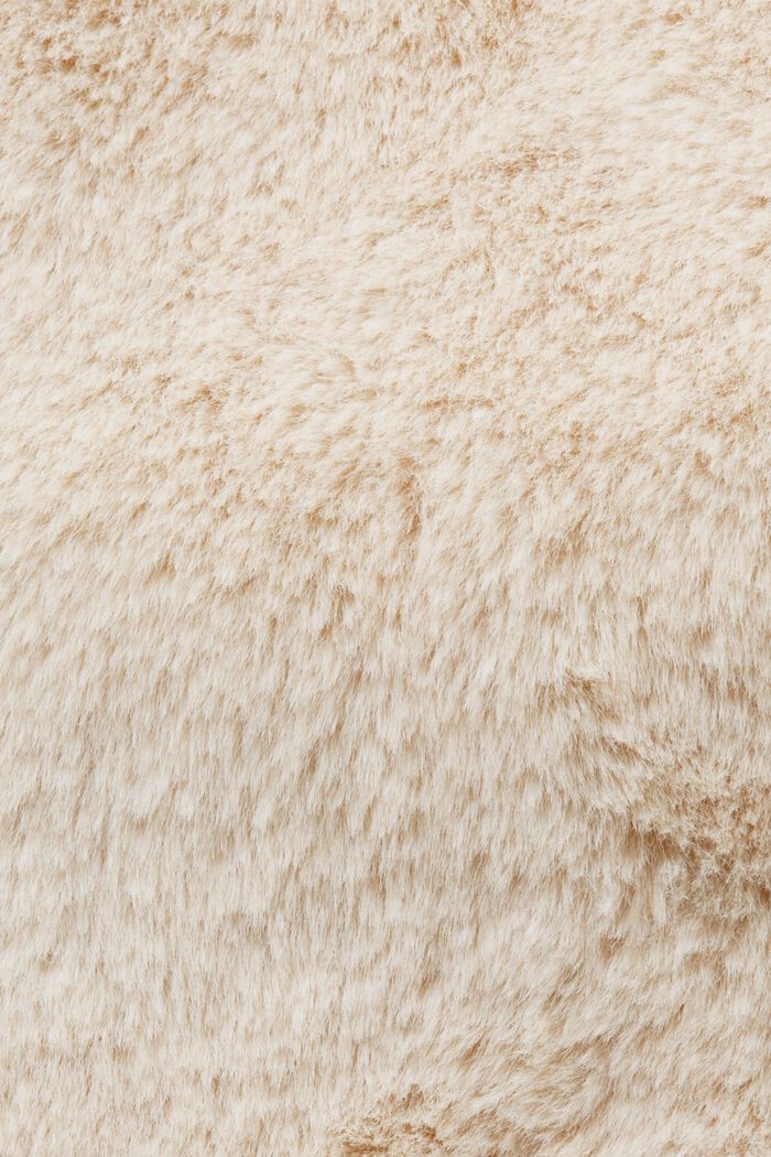 Mantel met capuchon van imitatiebont, ICE, detail image number 5