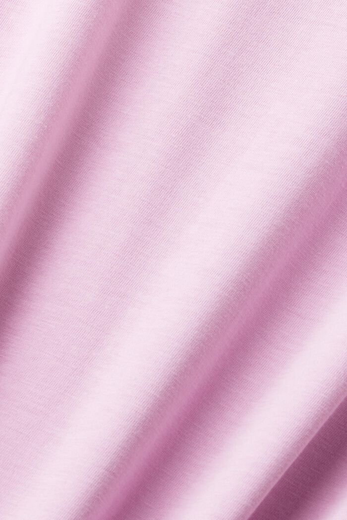 T-shirt met relaxed fit en logoprint, LILAC, detail image number 4