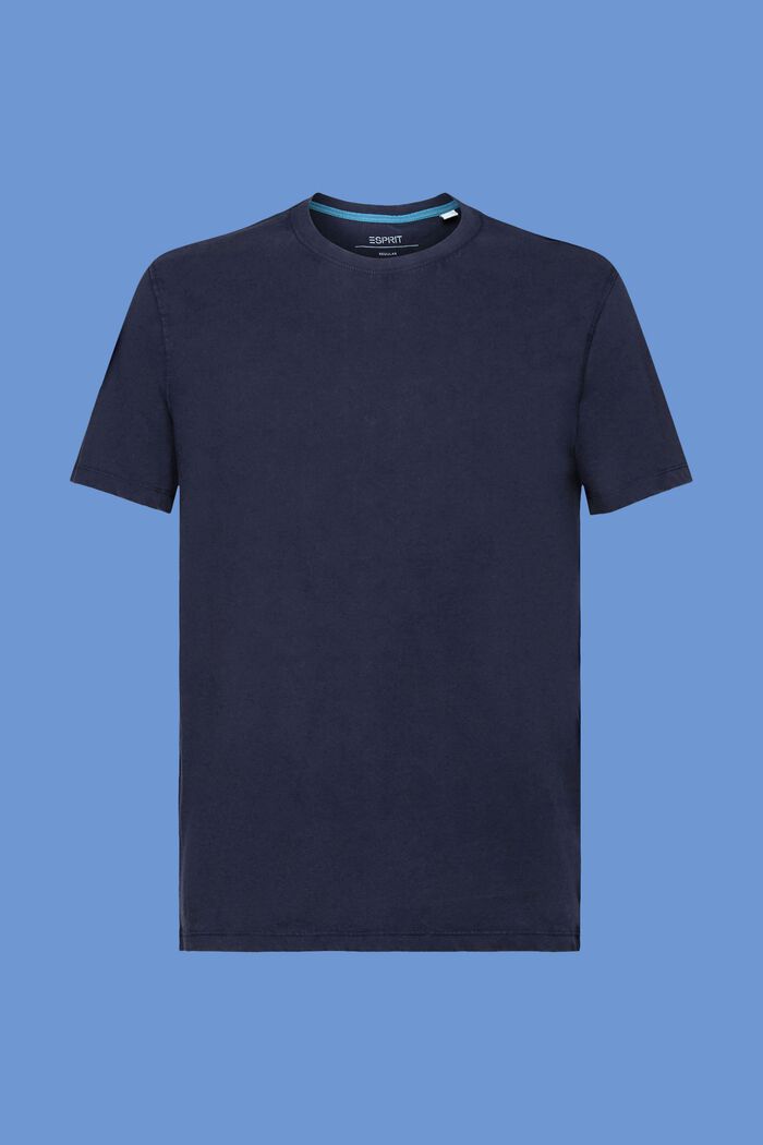 Garment-dyed jersey T-shirt, 100% katoen, NAVY, detail image number 6