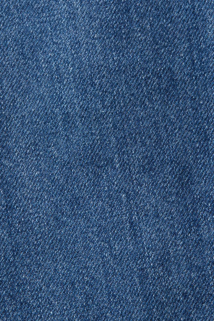 Culotte jeans met hoge taille, BLUE MEDIUM WASHED, detail image number 5