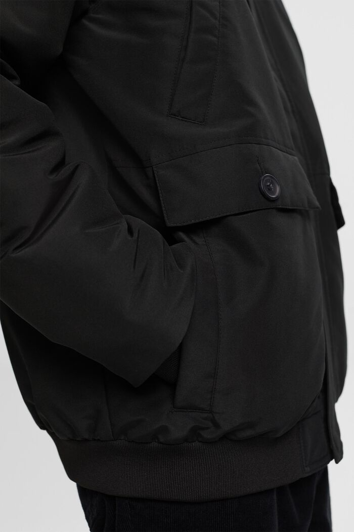 Gewatteerde jas, BLACK, detail image number 1