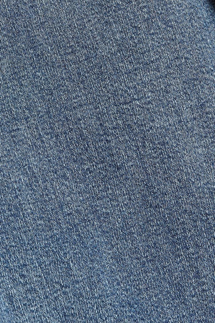 Wijde selvedge-jeans van organic cotton, BLUE DARK WASHED, detail image number 4