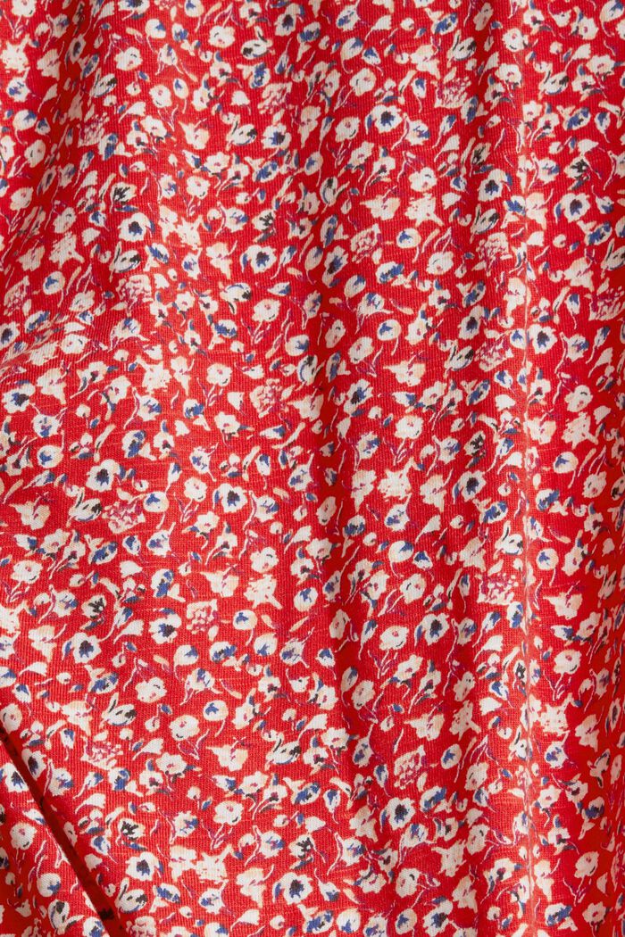 Longsleeve met een blouselook, mix van biologisch katoen, RED, detail image number 1