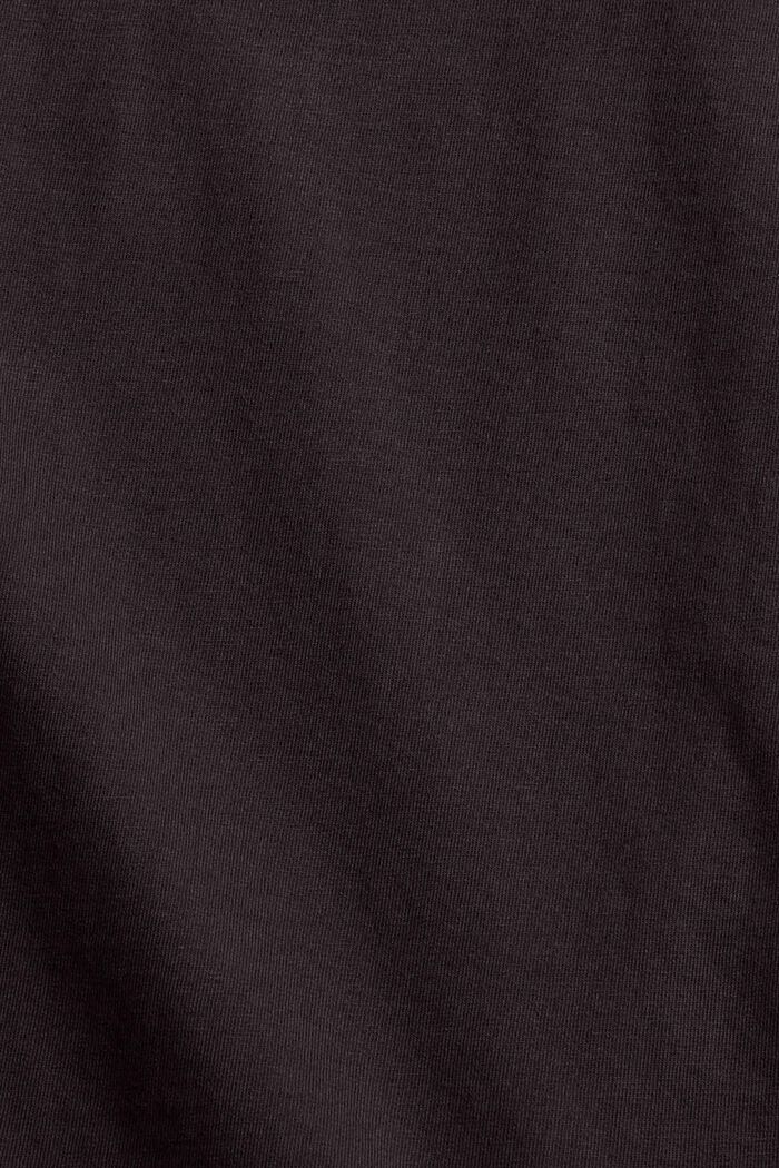 Jersey T-shirt met borstzak, BLACK, detail image number 4