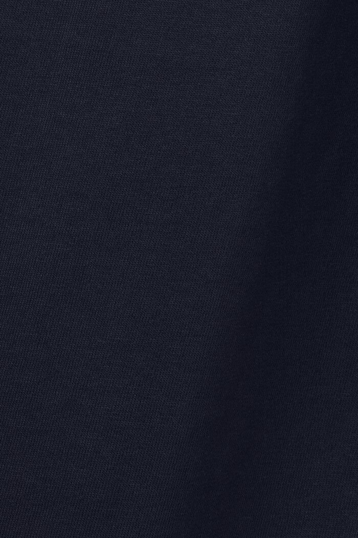 Uniseks logo-sweatbroek van katoenen fleece, NAVY, detail image number 7