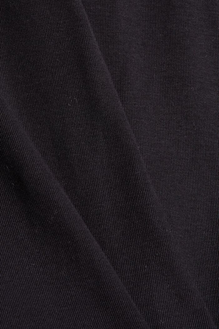 Jersey jurk van 100% biologisch katoen, BLACK, detail image number 4