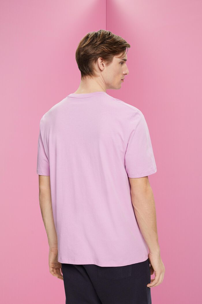 T-shirt met relaxed fit en logoprint, LILAC, detail image number 3