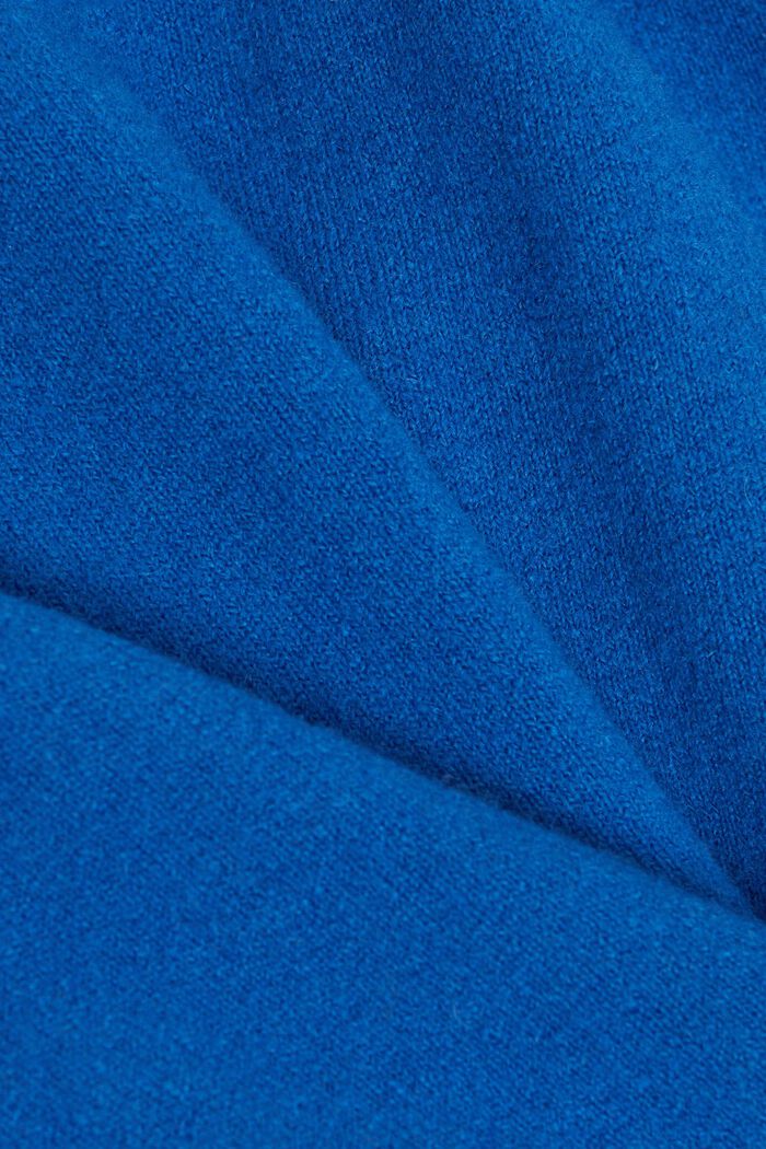 Gebreide mini-jurk, BRIGHT BLUE, detail image number 7