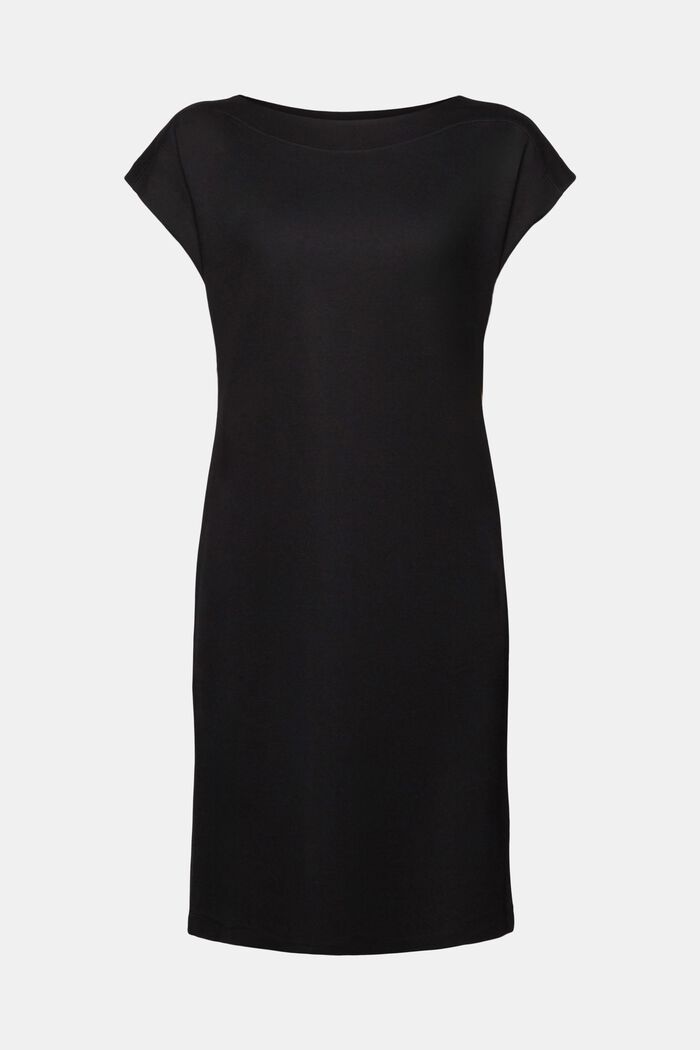 Mini-jurk van jersey, BLACK, detail image number 6
