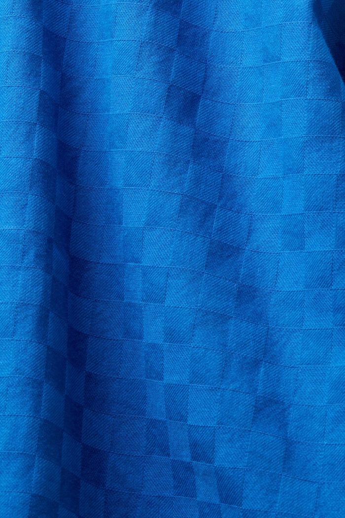 Overhemd van jacquardkatoen, BRIGHT BLUE, detail image number 7