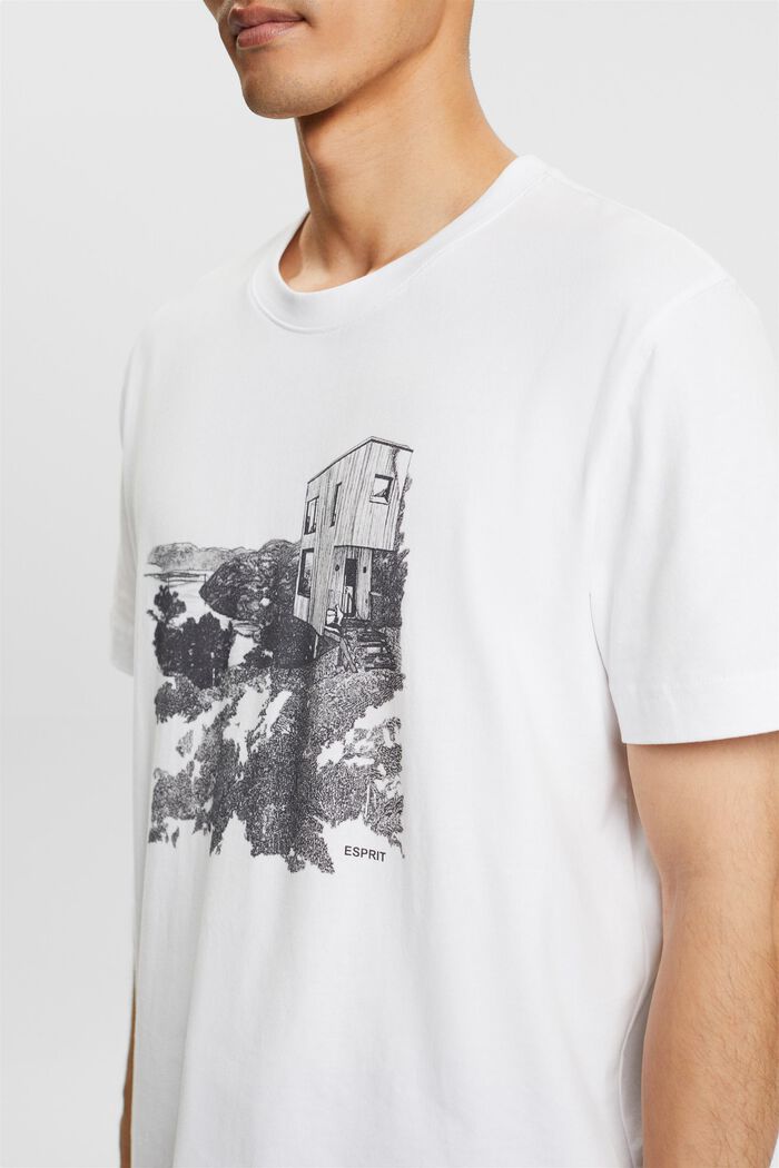 Grafisch  T-shirt met print, WHITE, detail image number 2