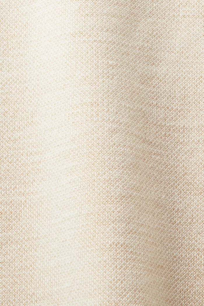 Mouwloze mini-jurk van wolmix, CREAM BEIGE, detail image number 6