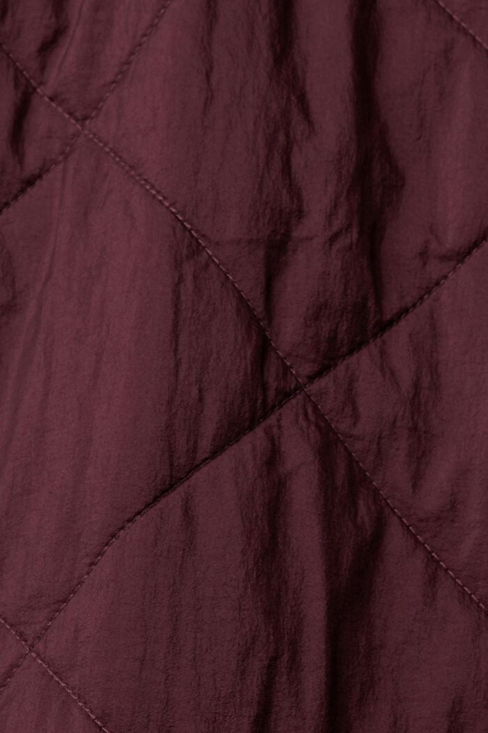 Gewatteerde mantel, BORDEAUX RED, detail image number 4